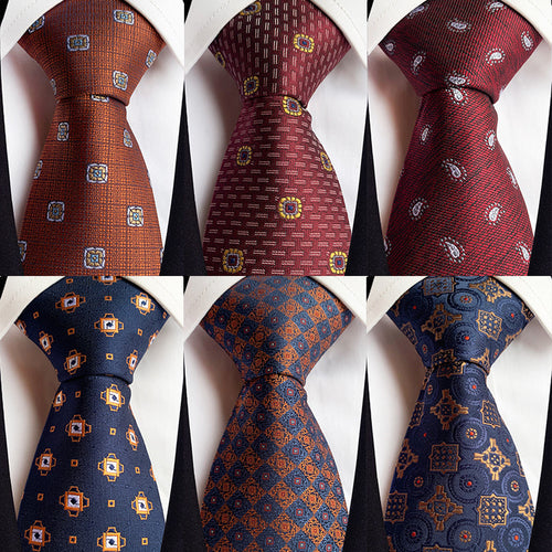 New Retro Style Gentleman Men's Flower Suit Tie