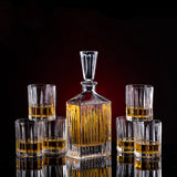 Thickened Whiskey Glass Set Foreign Wine Glass Crystal Glass Wine Bottle Creative Wine Set