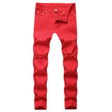 Korean-style High Street Personality Design Men's Jeans