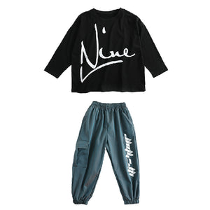 Children Hip-hop Clothing Boys And Girls Loose Hip Hop Performance Wear