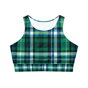 Fully Lined, Padded Sports Bra (AOP)