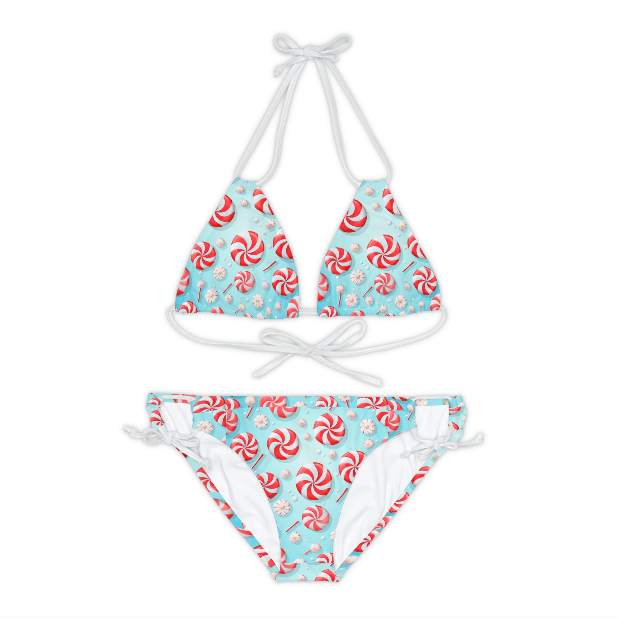 Strappy Bikini Set (AOP)