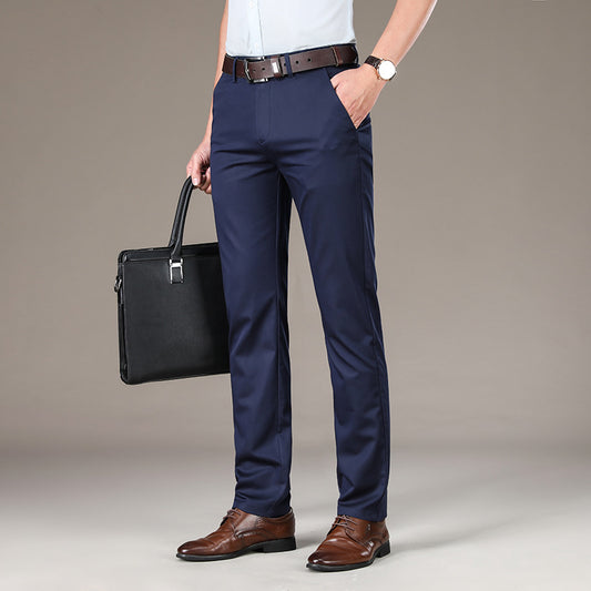Akatonbo Stretch Ice Silk Straight Slacks Man