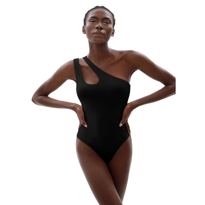 Sleeveless One-shoulder Jumpsuit