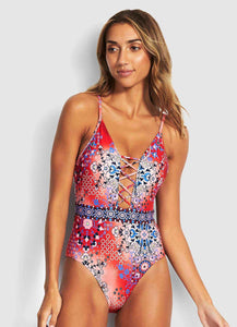 Cross-body  swim suits