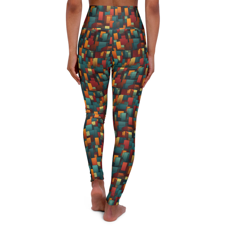 High Waisted Yoga Leggings (AOP)