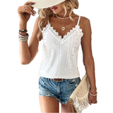 New Women's Clothing V-neck Lace Sling Top