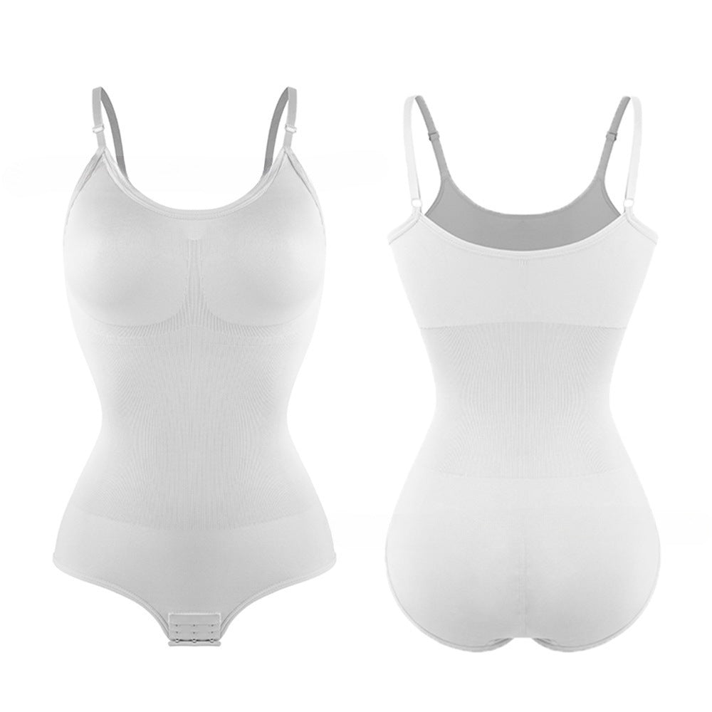 One-piece Body Forming And Lifting Spaghetti Strap