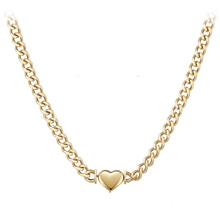 Titanium Steel Popular Chain Love Necklace