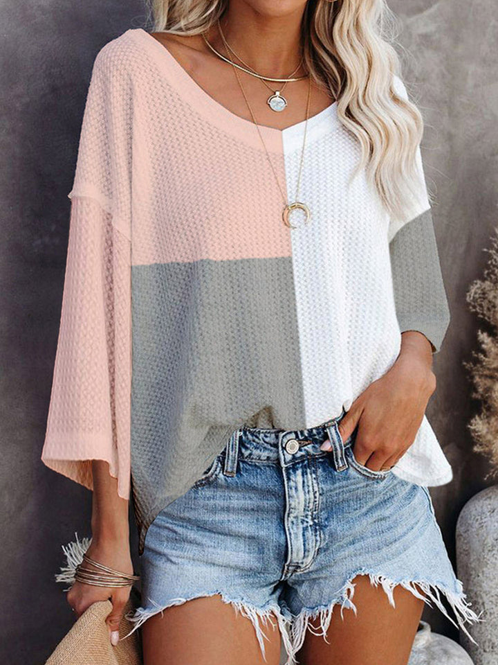 Autumn New Multi-color Long-sleeved Top