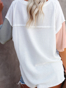 Autumn New Multi-color Long-sleeved Top