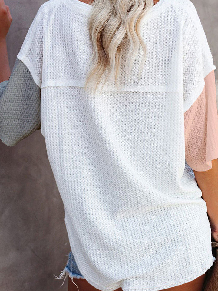Autumn New Multi-color Long-sleeved Top