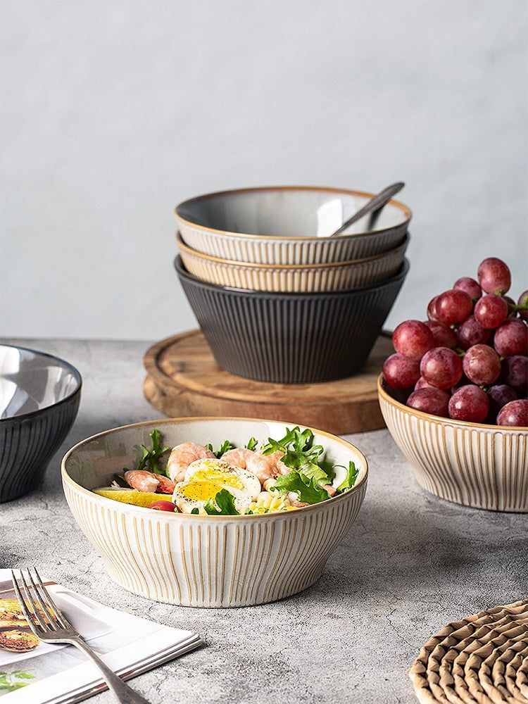 Minimalist Creative Household Ceramic Rice Bowl