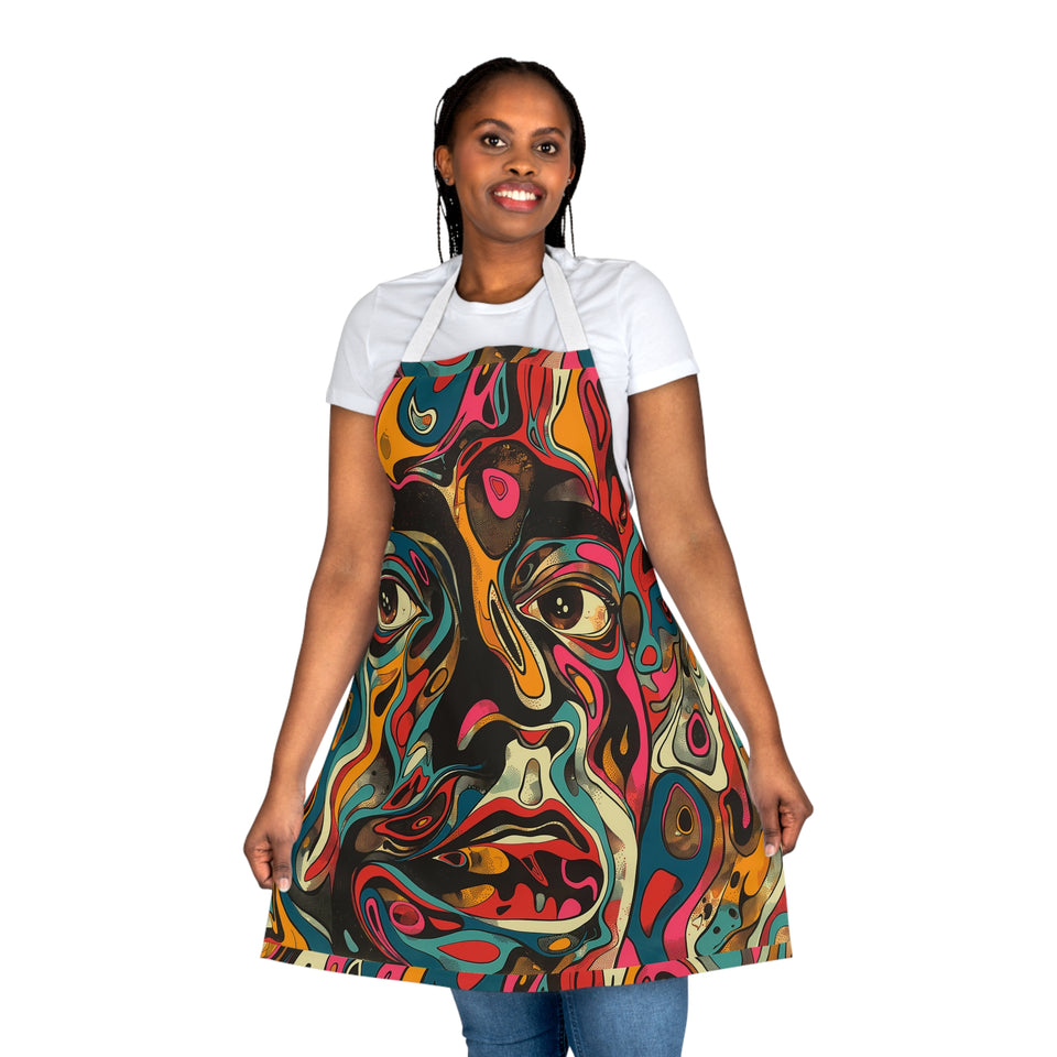 Apron, 5-Color Straps (AOP)