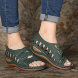 Velcro PU rubber women's shoes