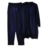 women fashion suits knitted three-piece set