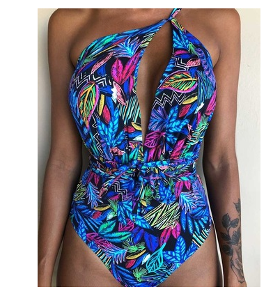 Classic One Piece Swimsuit Backless Monokini Swimwear Women