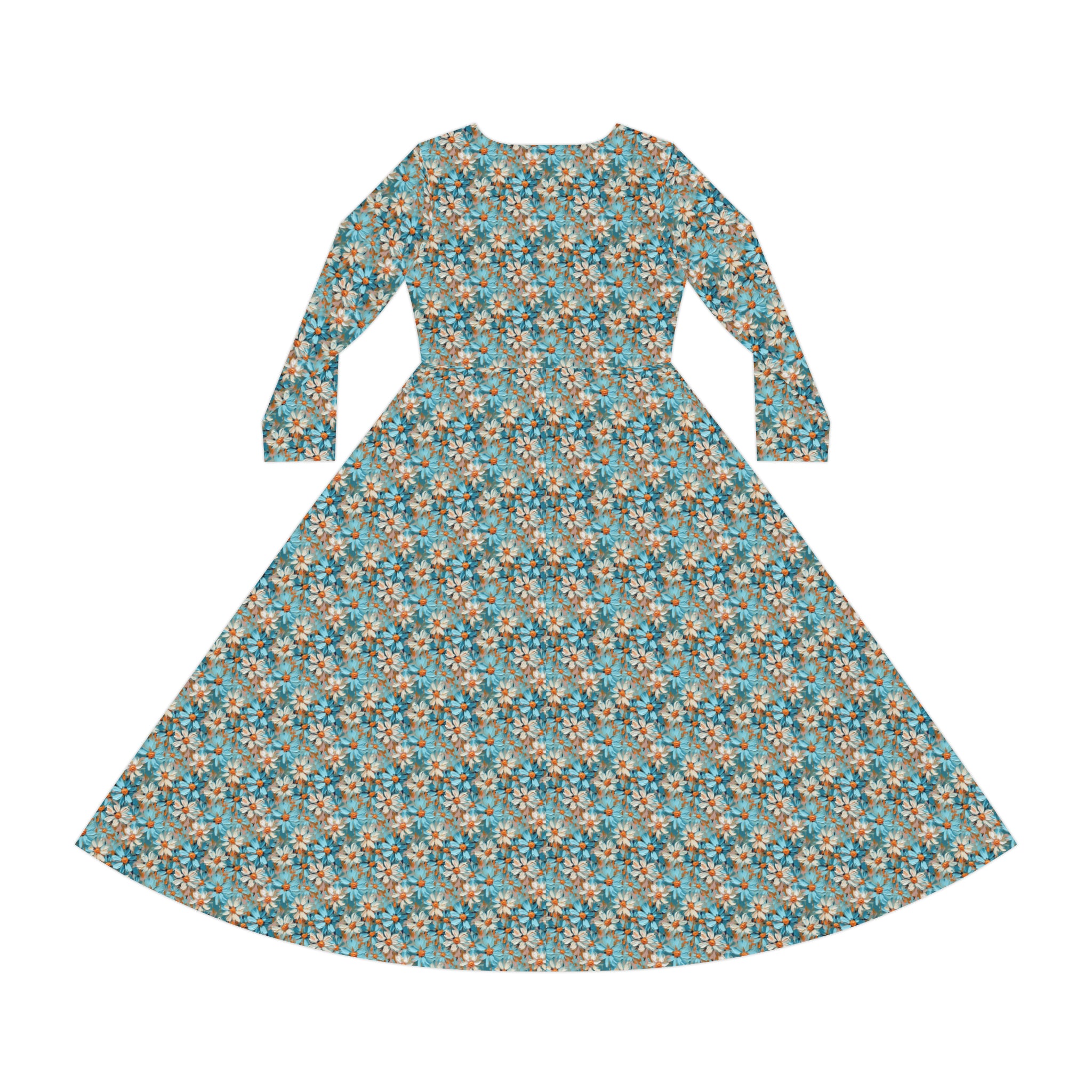 Women's Long Sleeve Dance Dress (AOP)