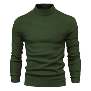 Men's Multicolor  Sweater With Mid Neck And Slim Trim