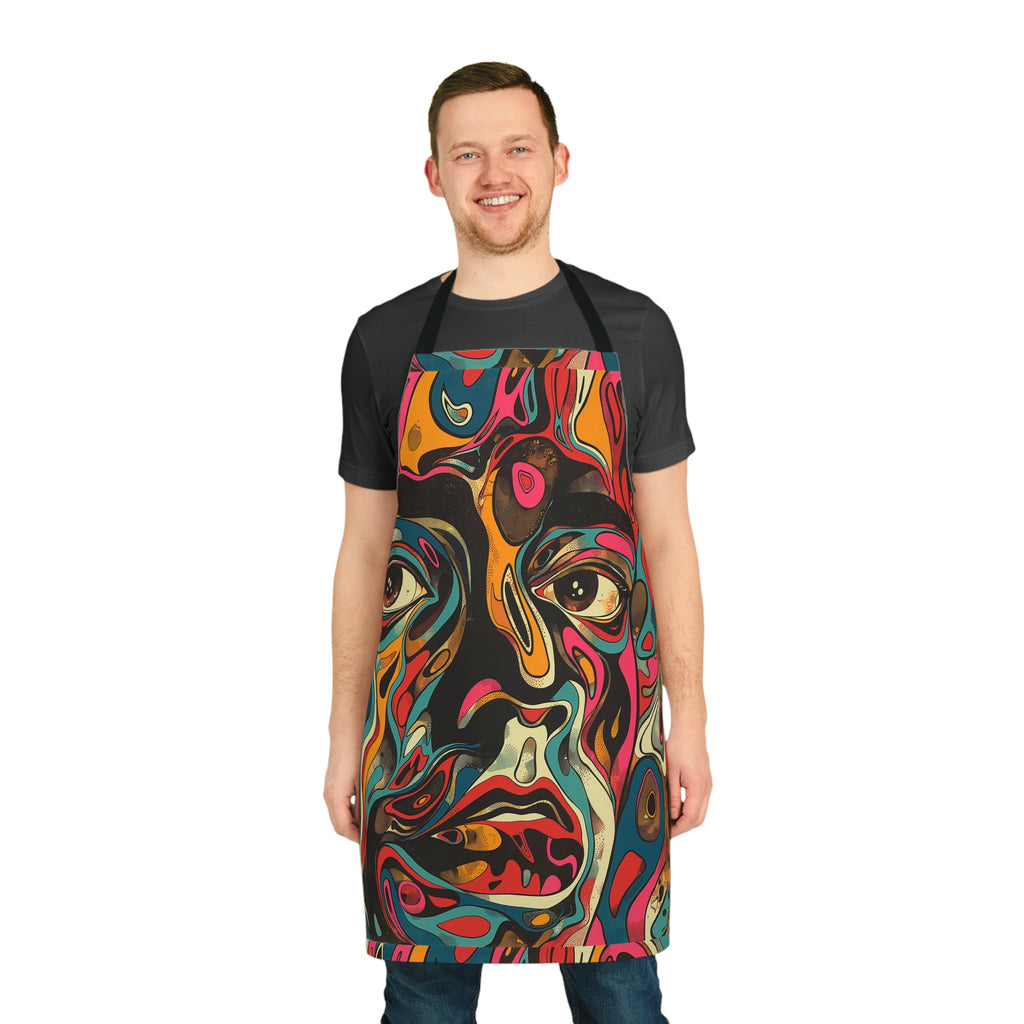 Apron, 5-Color Straps (AOP)