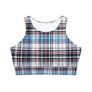 Fully Lined, Padded Sports Bra (AOP)