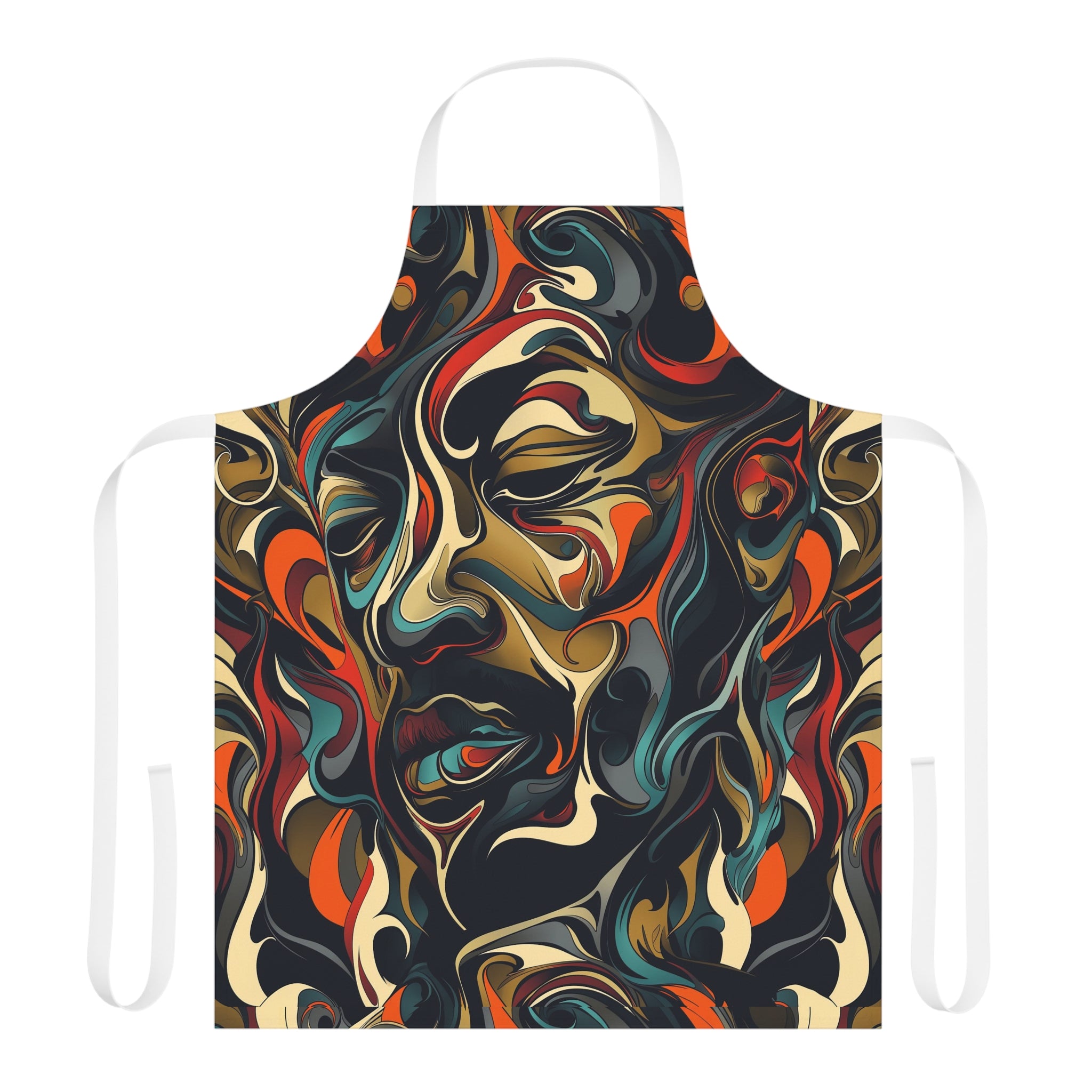 Apron, 5-Color Straps (AOP)