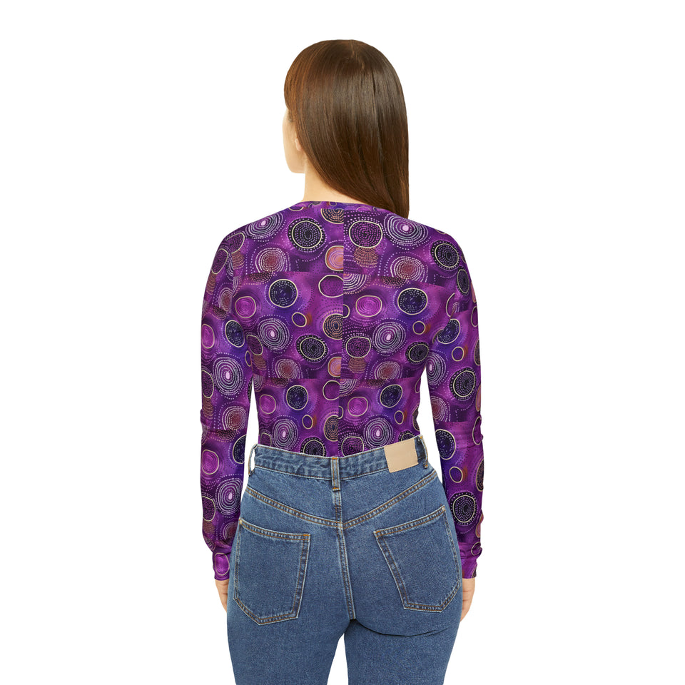 Women's Long Sleeve V-neck Shirt (AOP)