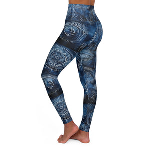 High Waisted Yoga Leggings (AOP)