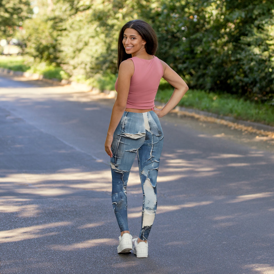 Women's Casual Spandex Leggings (AOP)