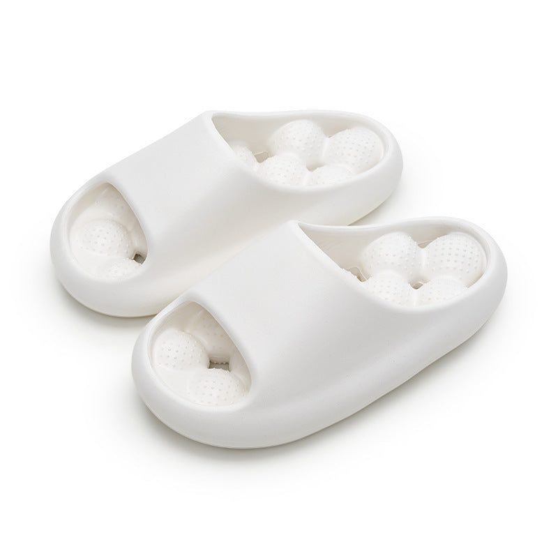 Ball Massage Sole Design Bathroom Slippers