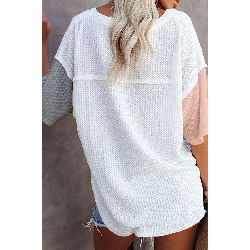 Autumn New Multi-color Long-sleeved Top