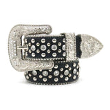 Fashion Personality Rhinestone Men's Belt Rivet