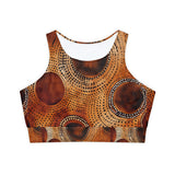 Fully Lined, Padded Sports Bra (AOP)