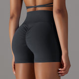 Yoga Shorts With Phone Pocket Design Fitness Sports Shorts