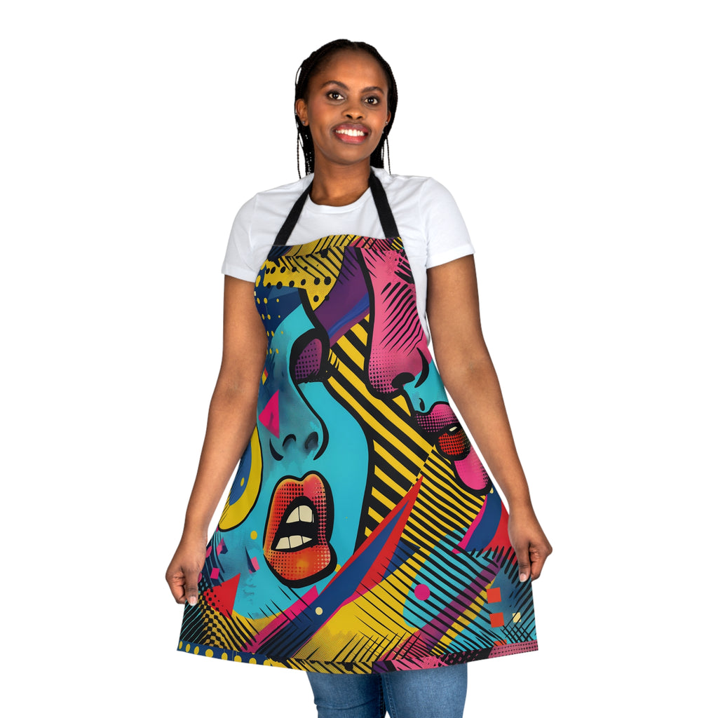 Apron, 5-Color Straps (AOP)