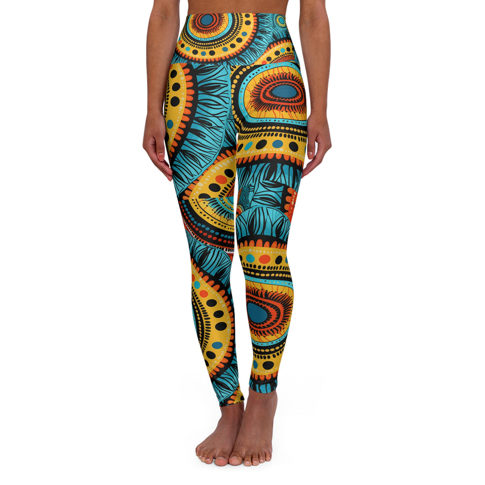 High Waisted Yoga Leggings (AOP)