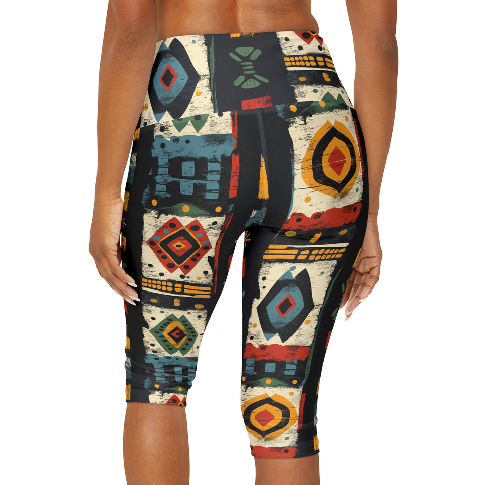 Yoga Capri Leggings (AOP)