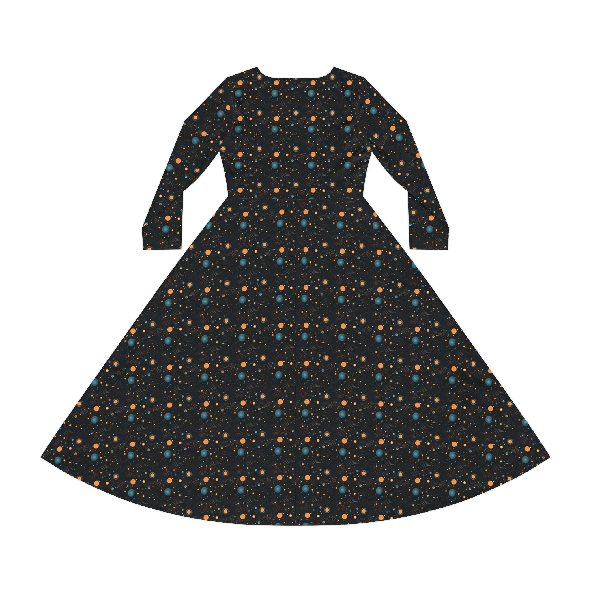 Women's Long Sleeve Dance Dress (AOP)