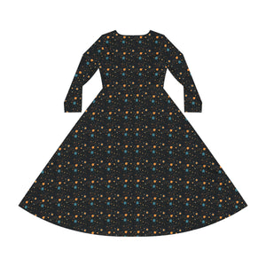 Women's Long Sleeve Dance Dress (AOP)