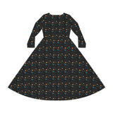 Women's Long Sleeve Dance Dress (AOP)