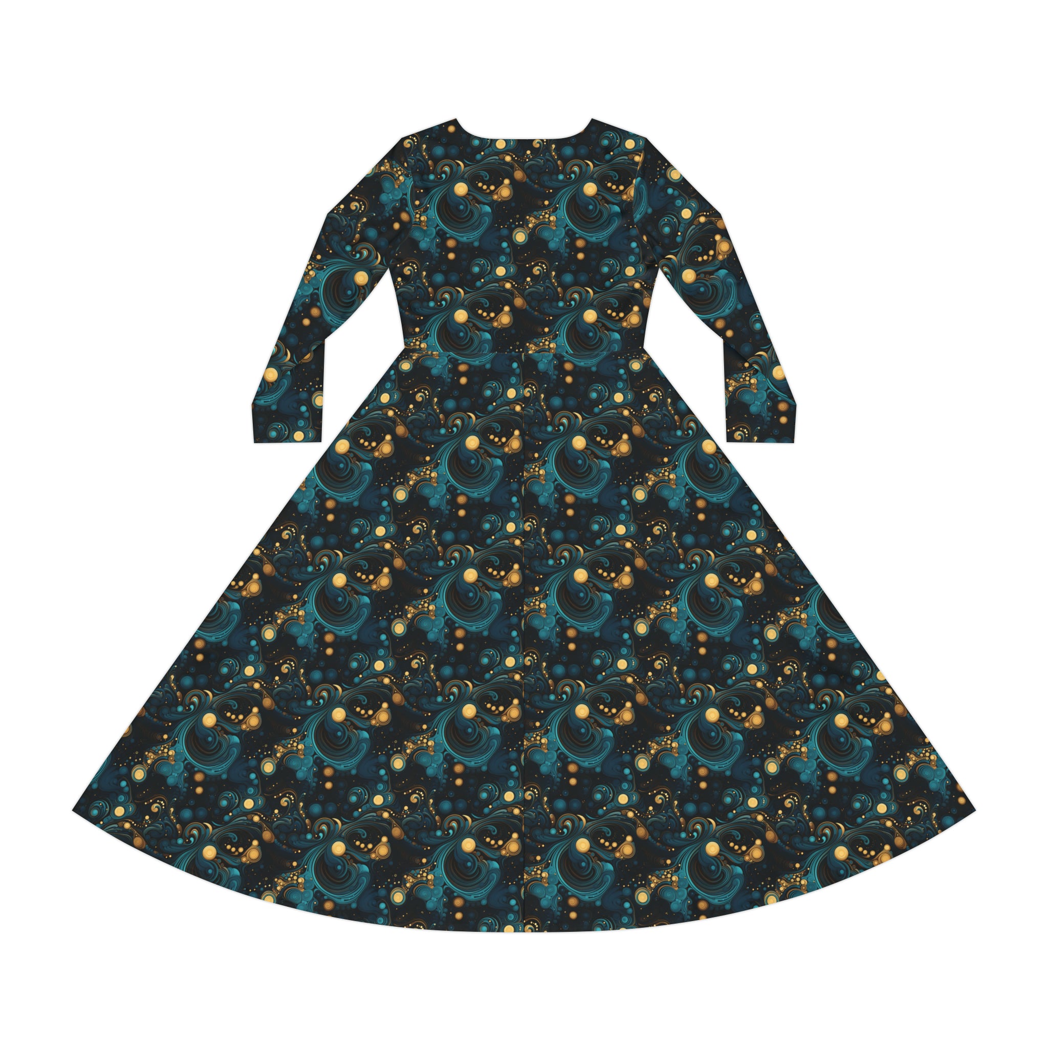 Women's Long Sleeve Dance Dress (AOP)