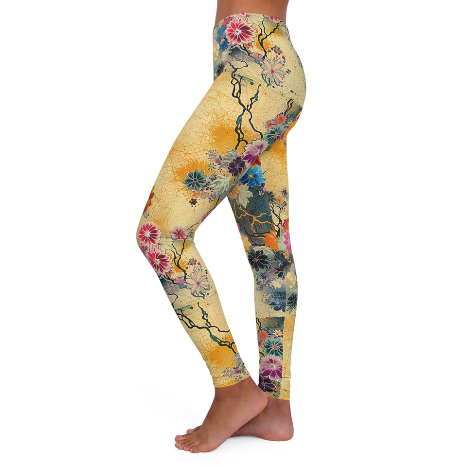 Women's Casual Spandex Leggings (AOP)