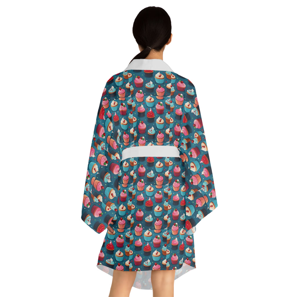 Long Sleeve Kimono Robe (AOP)