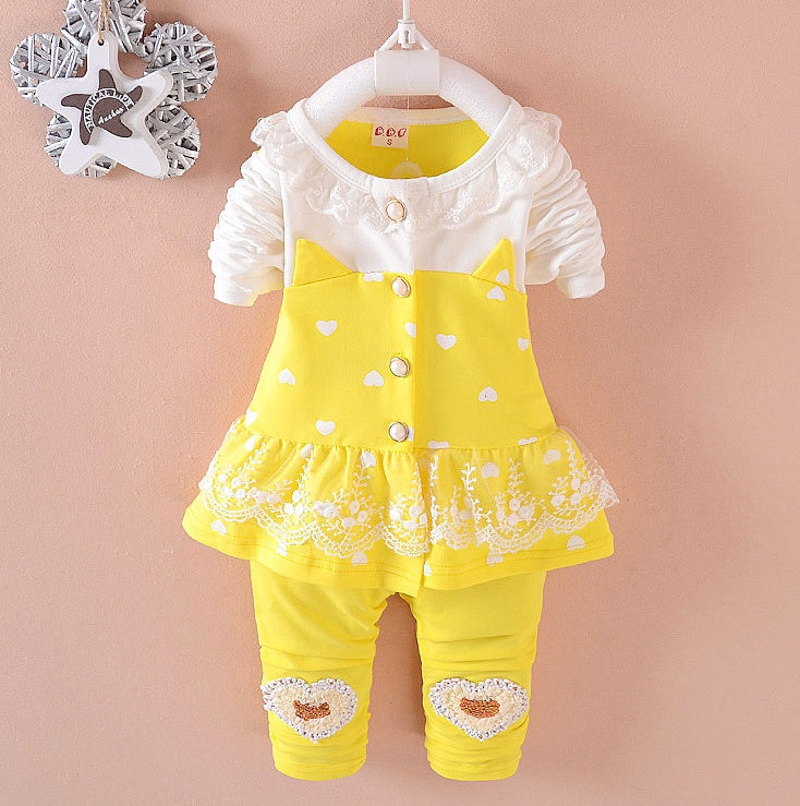 Baby Girls Clothing Sets Toddler Tracksuits Kids Tops   Pants 2pcs Tracksuits Kids Girls Clothes Baby Girl Clothes Set