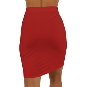 Women's Mid-Waist Pencil Skirt (AOP)