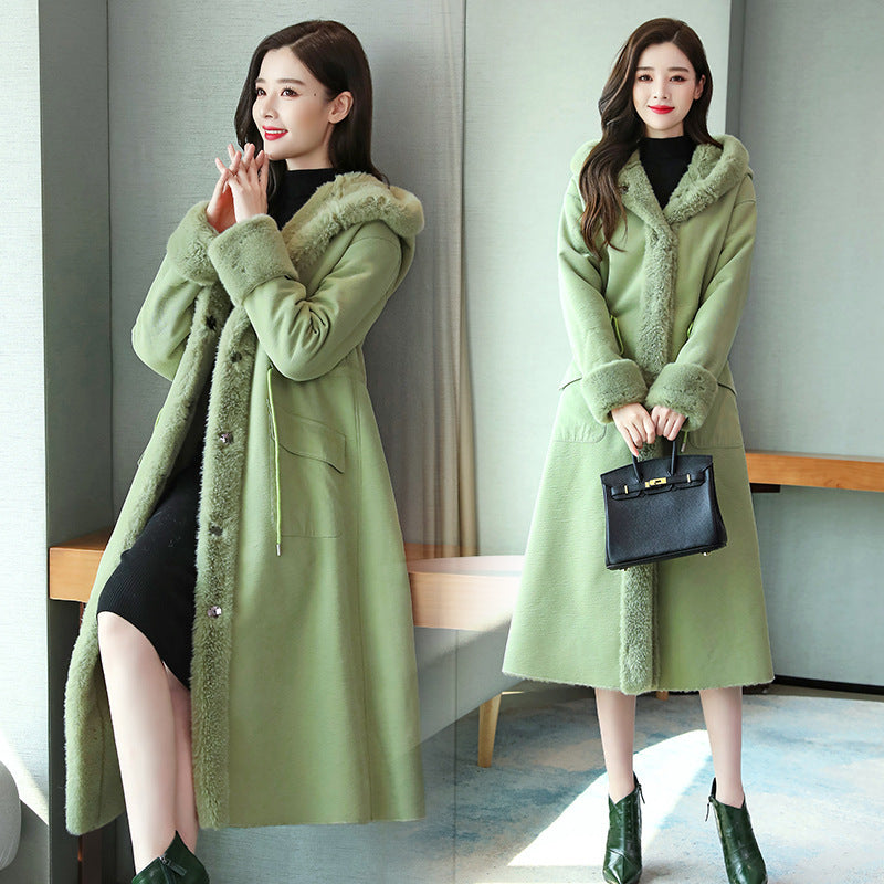 Winter Cotton-padded Jacket Fur Coat Women