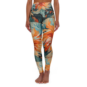 High Waisted Yoga Leggings (AOP)