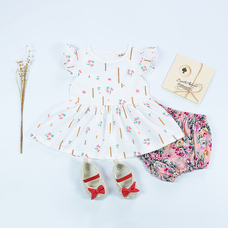 Baby girls dress set