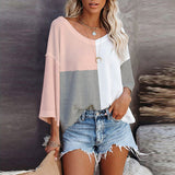 Autumn New Multi-color Long-sleeved Top