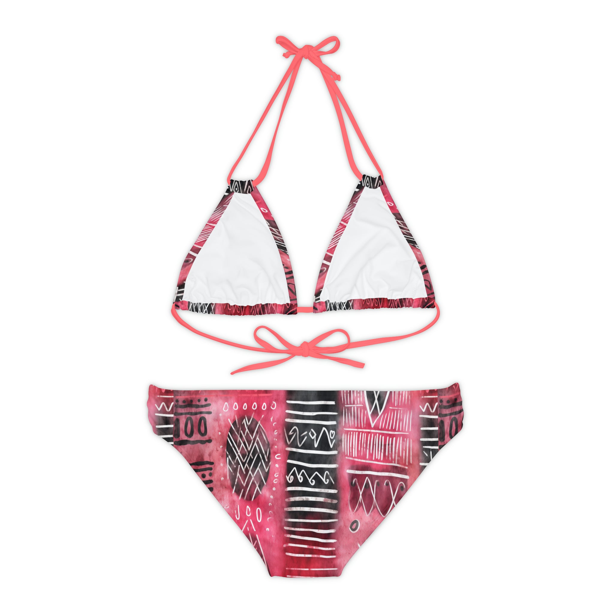 Strappy Bikini Set (AOP)